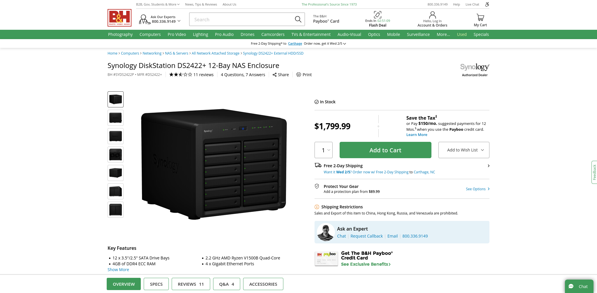 Synology DS2422